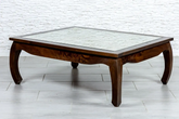 Indian Hand Classic Evergreen Solid Wooden Hall Table Coffee Table 125x100x47cm Brown